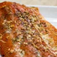 Garlic Dill Smoked Salmon