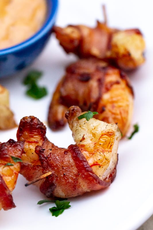 Traeger Bacon-Wrapped Shrimp