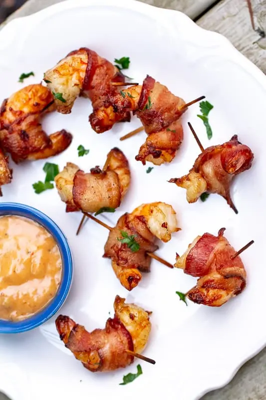 Traeger Bacon-Wrapped Shrimp