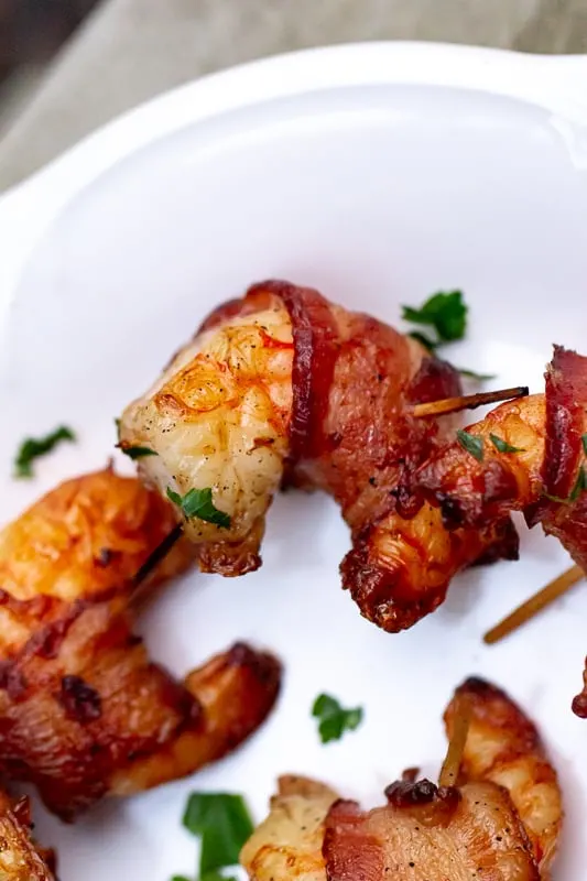 Traeger Bacon-Wrapped Shrimp