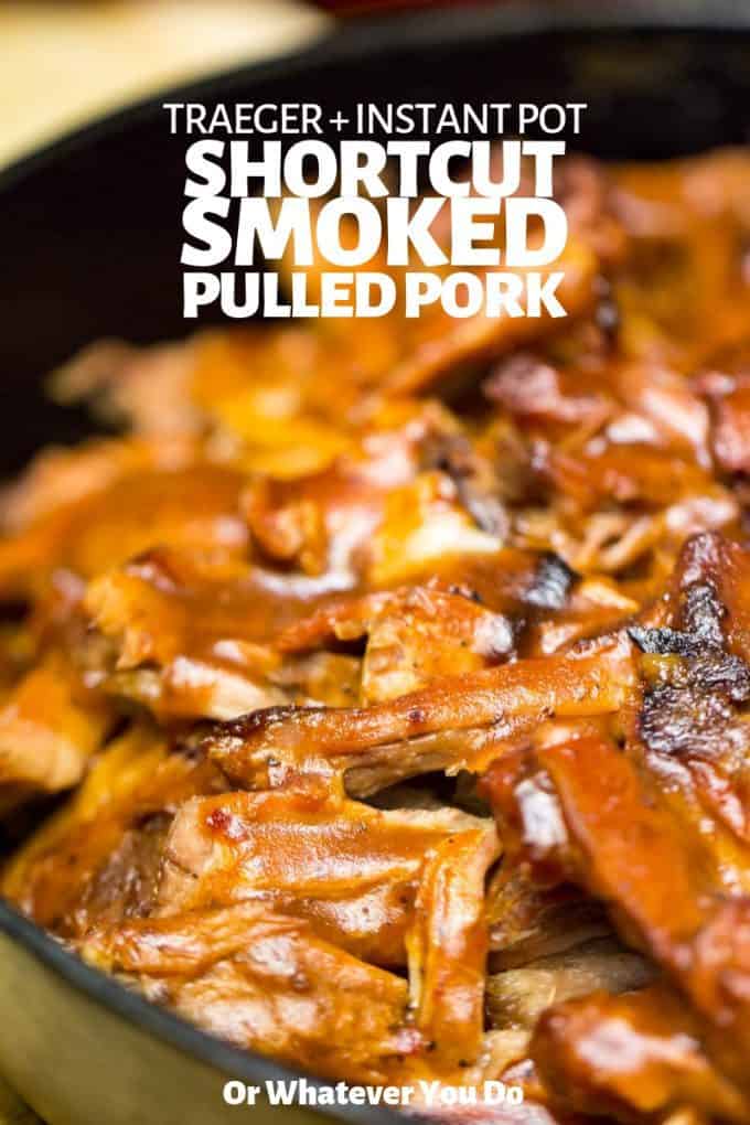 Shortcut Smoked Pulled Pork Recipe Traeger + Instant Pot BBQ Pork