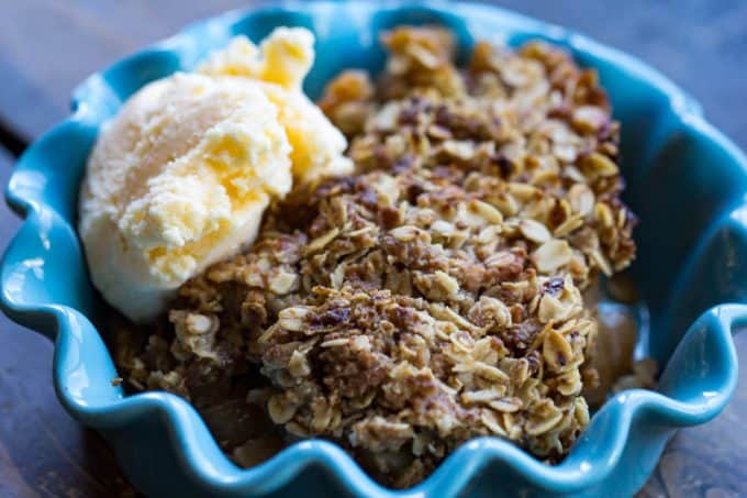 Traeger Apple Crisp