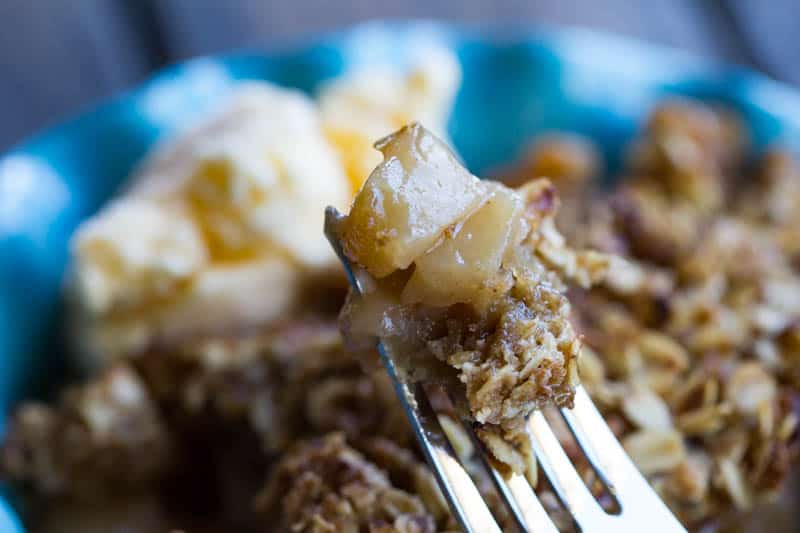 Traeger Apple Crisp Easy pellet grill desert recipe