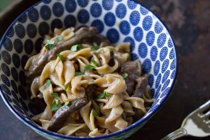 Homemade Beef Stroganoff