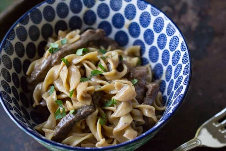 Homemade Beef Stroganoff