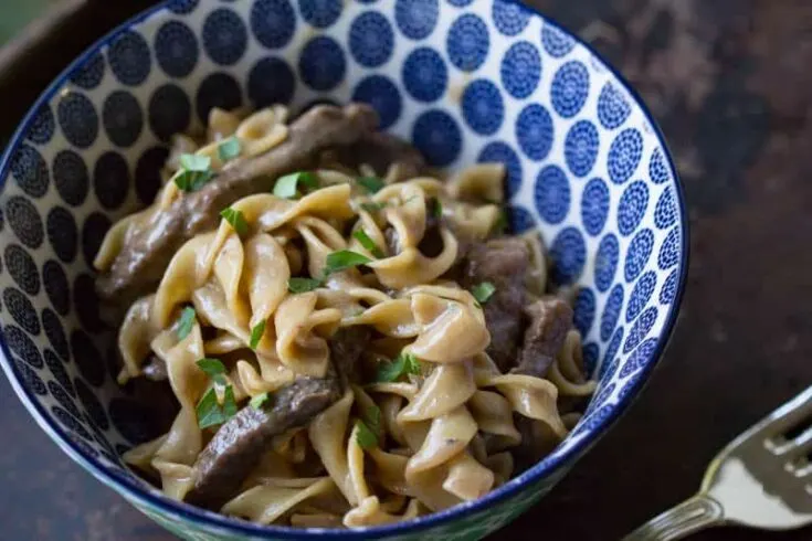 Homemade Beef Stroganoff