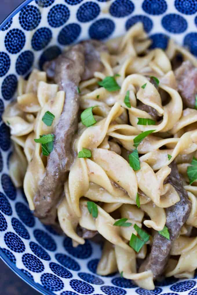 Beef Stroganoff