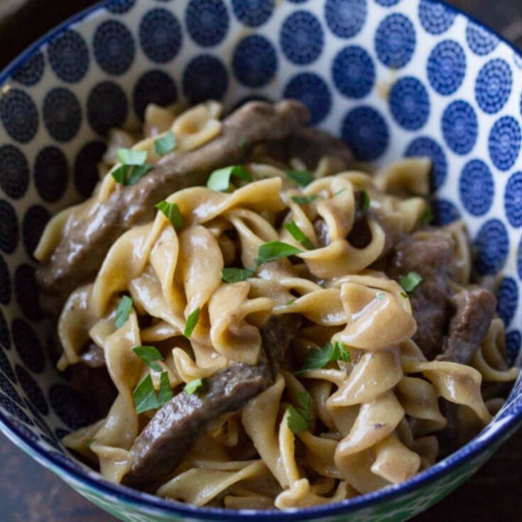 Beef Stroganoff