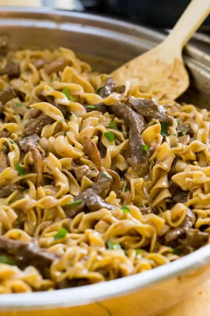 Beef Stroganoff