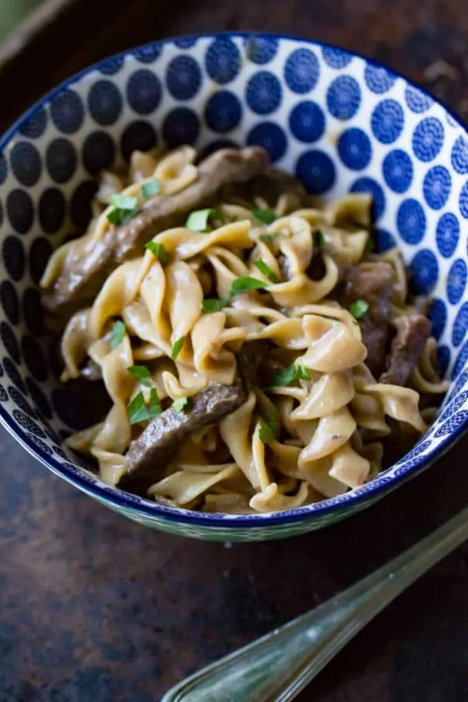 Homemade Beef Stroganoff