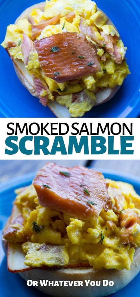 Smoked Salmon Scramble