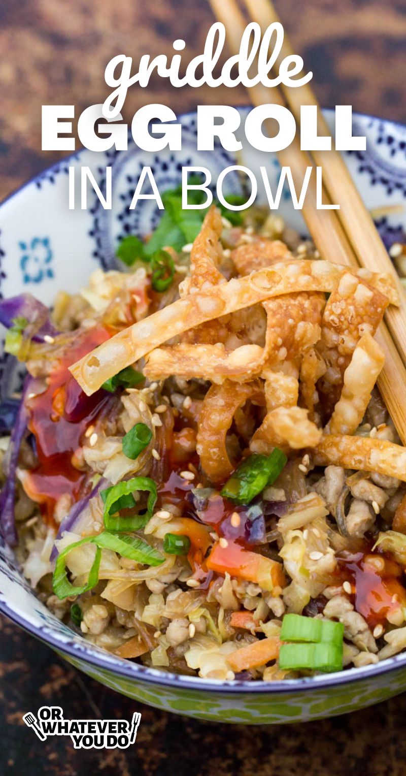 Egg Roll in a Bowl 