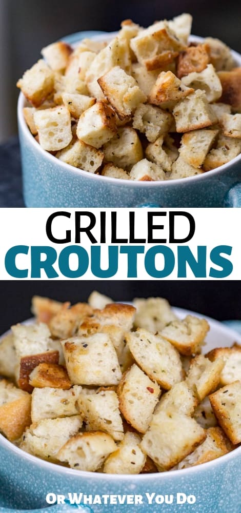 Traeger Grilled Croutons