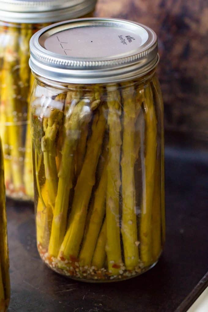 Pickled Asparagus Recipe - Easy canned asparagus recipe