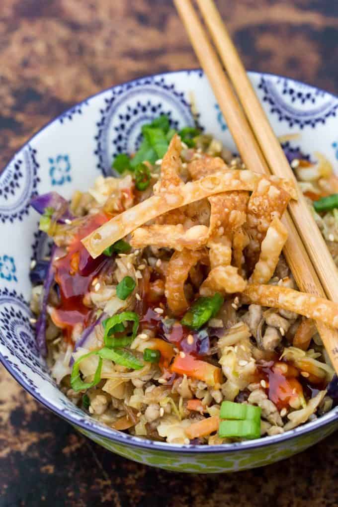 Egg Rolls in a Bowl