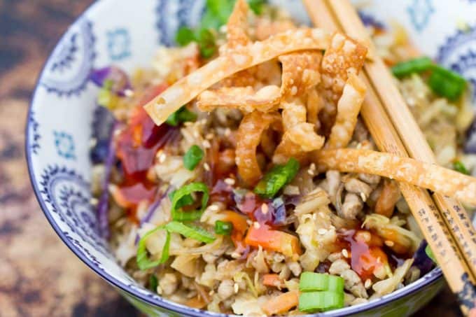 Egg Rolls in a Bowl