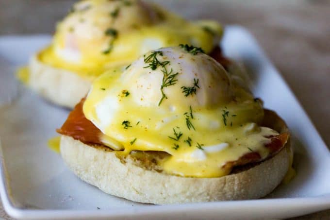 Smoked Salmon Eggs Benedict