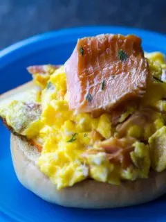 Smoked Salmon Scramble