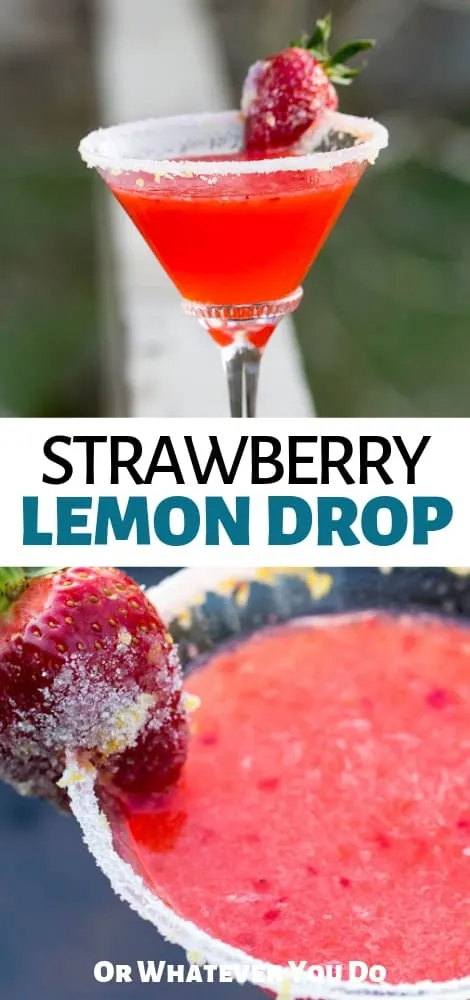 Strawberry Lemon Drop