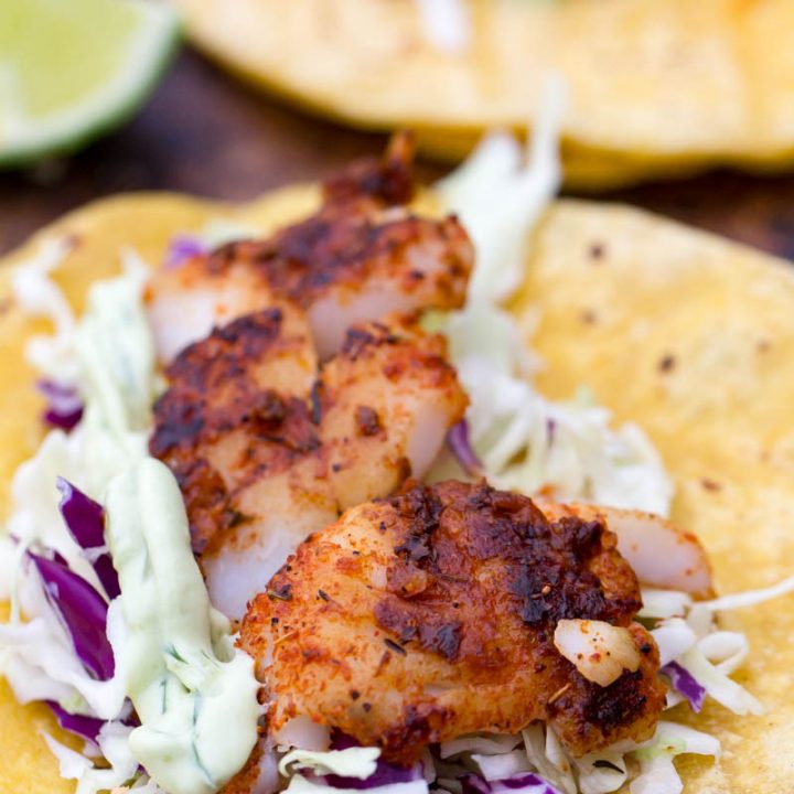 Traeger Blackened Fish Tacos