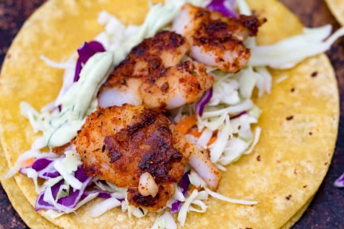 Traeger Blackened Fish Tacos