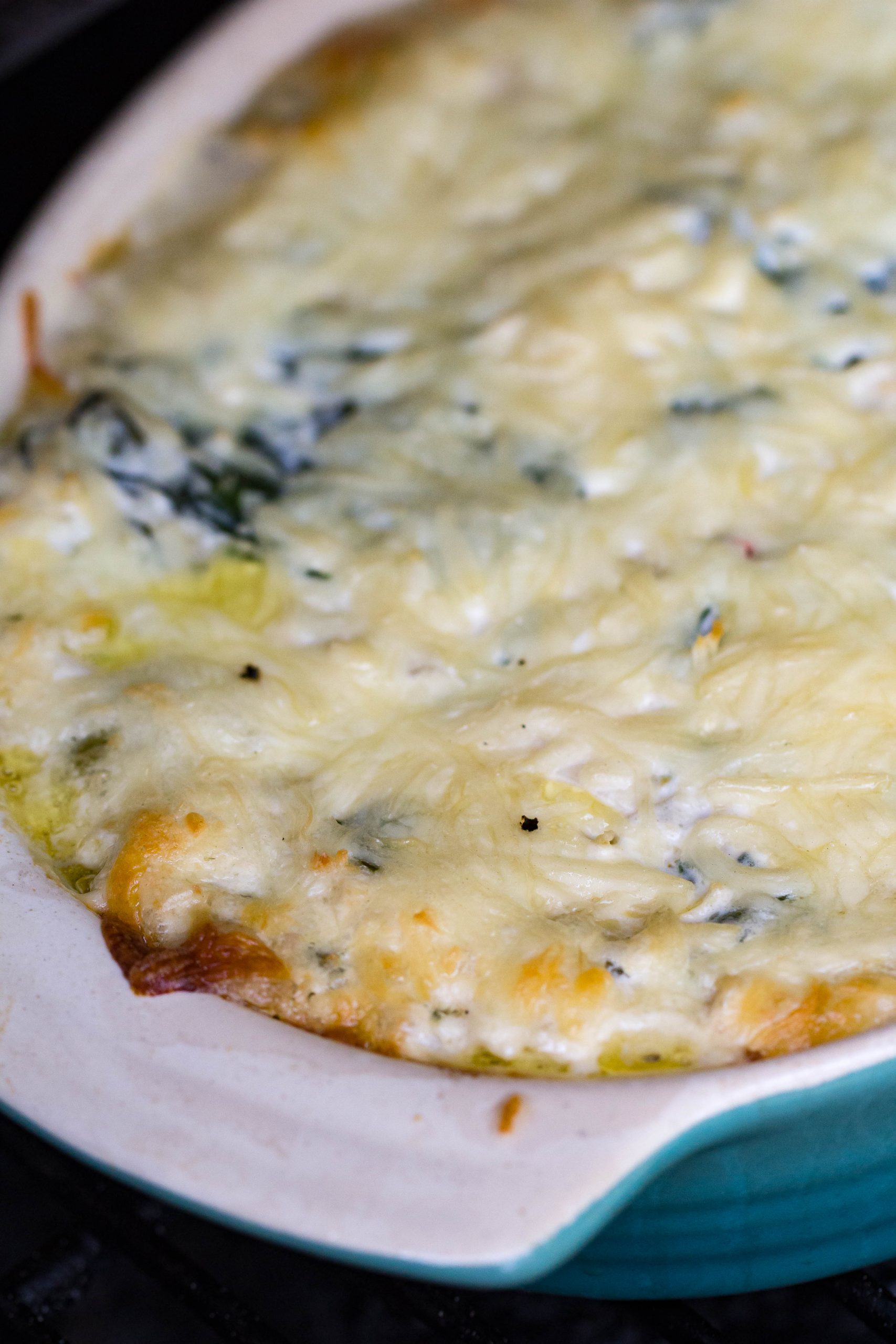 Traeger Spinach Artichoke Dip Woodfired appetizer recipe