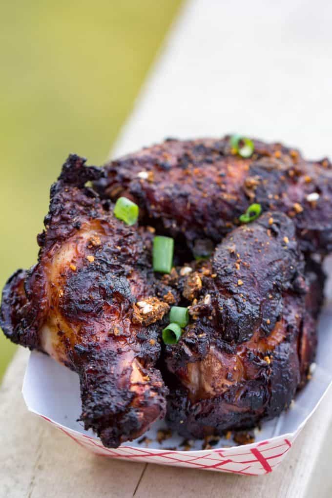 Traeger Asian Spicy Miso Wings