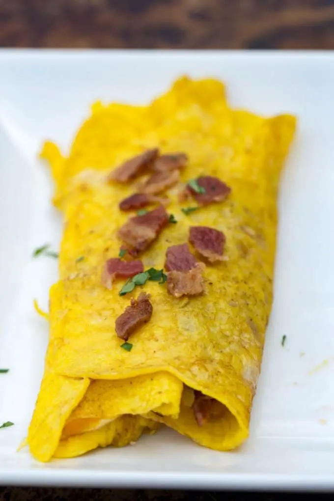 Bacon Cheese Omelet