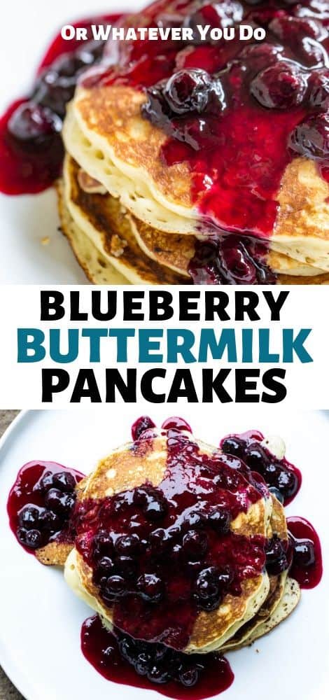 Blueberry Buttermilk Pancakes