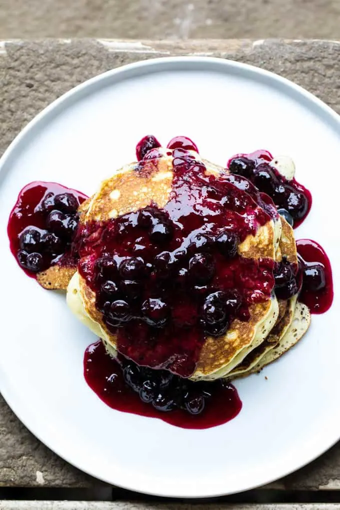 Blueberry Buttermilk Pancakes