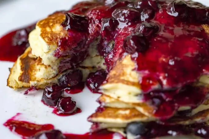 Blueberry Buttermilk Pancakes