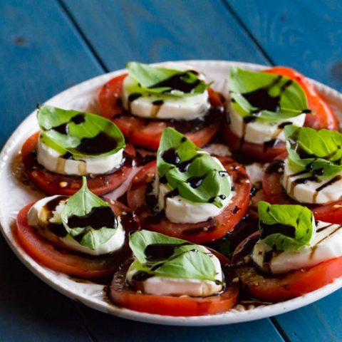 Caprese Salad with Balsamic Reduction