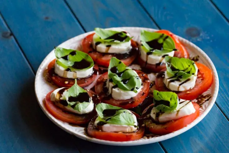 Caprese Salad with Balsamic Reduction