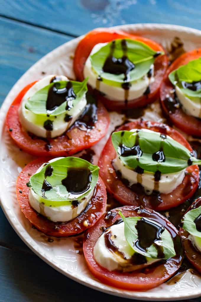 Caprese Salad with Balsamic Reduction Or Whatever You Do