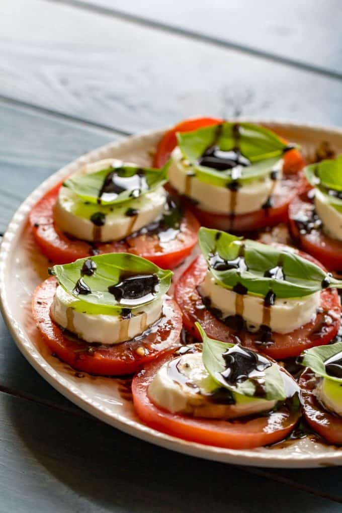 Caprese Salad with Balsamic Reduction