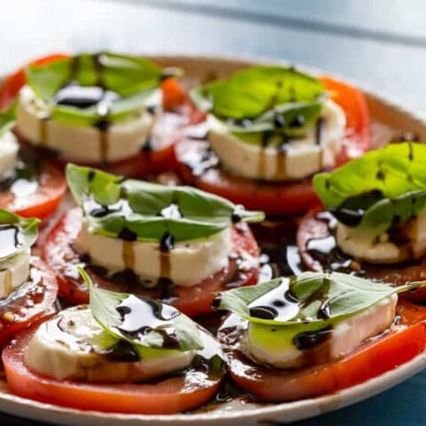 Caprese Salad with Balsamic Reduction