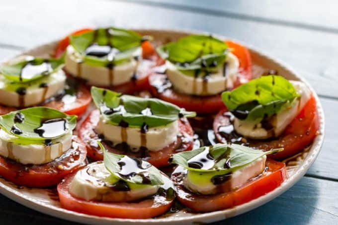 Caprese Salad with Balsamic Reduction