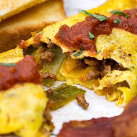 Chorizo Chili Omelet