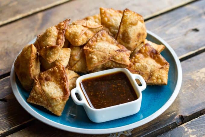 Fried Chinese Chicken Wontons