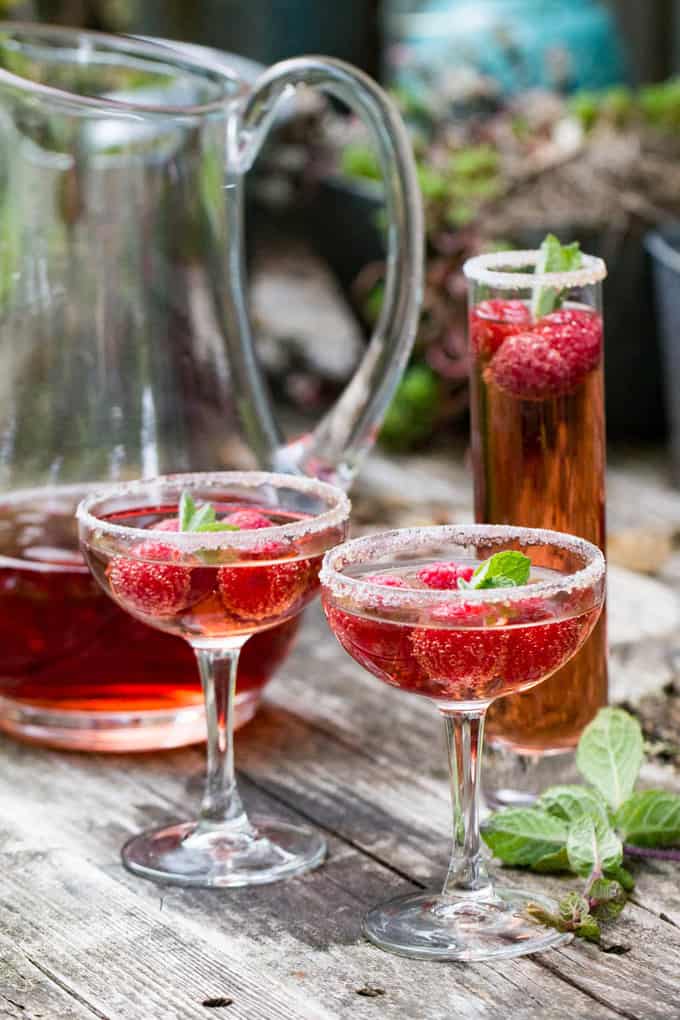 Raspberry Prosecco Cocktail