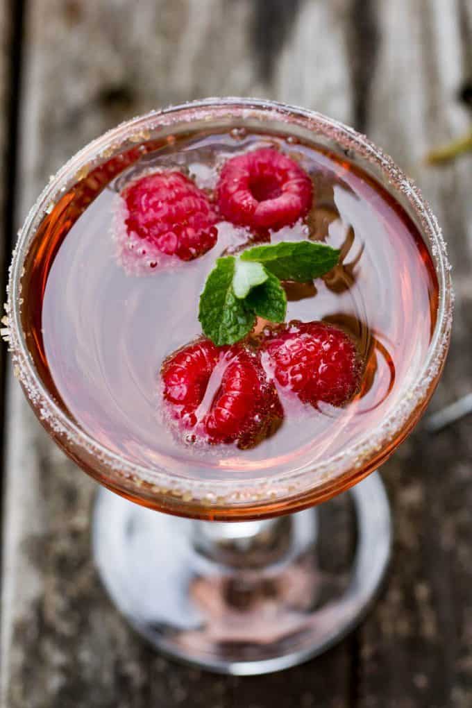 Raspberry Prosecco Cocktail