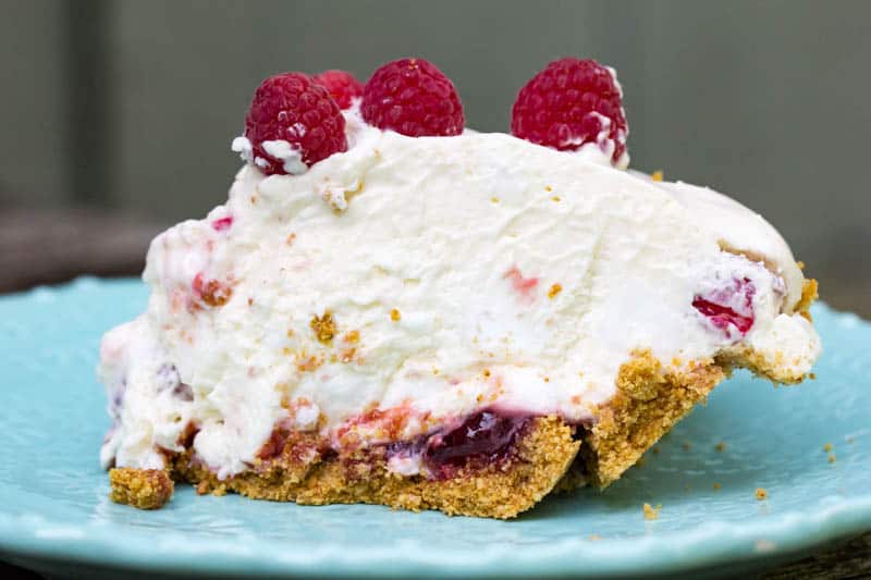 Raspberry Fluff Pie
