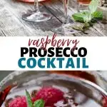 Raspberry Prosecco Cocktail