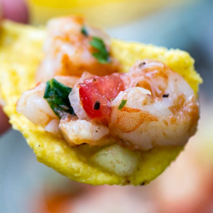 Traeger Grilled Shrimp Ceviche