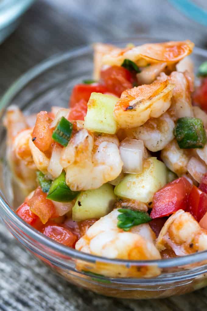 Shrimp Ceviche Recipe Easy Traeger Grilled Shrimp Ceviche Recipe