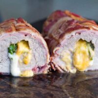 Traeger Grilled Stuffed Pork Tenderloin
