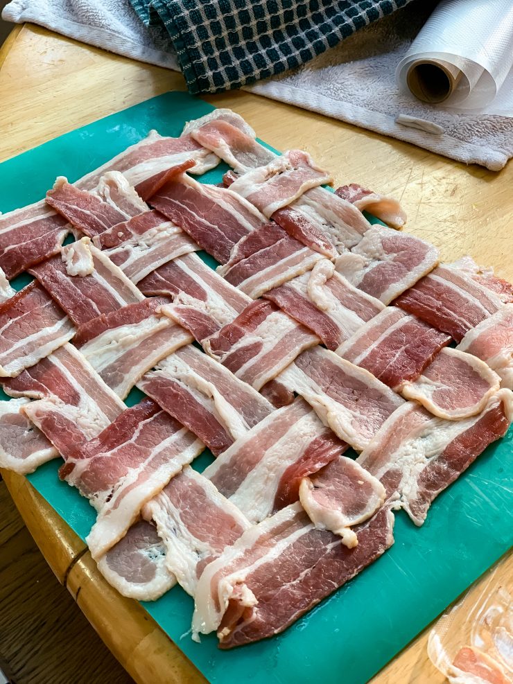 Bacon weave for wrapping
