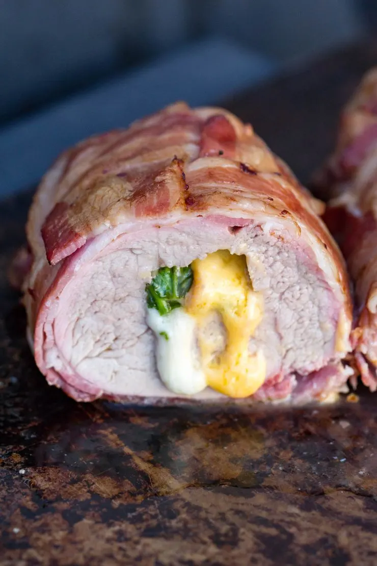 Stuffed Smoked Pork Tenderloin