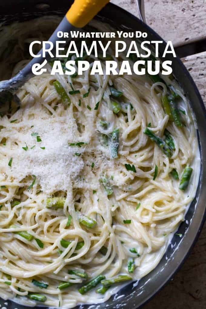 Creamy Pasta and Asparagus