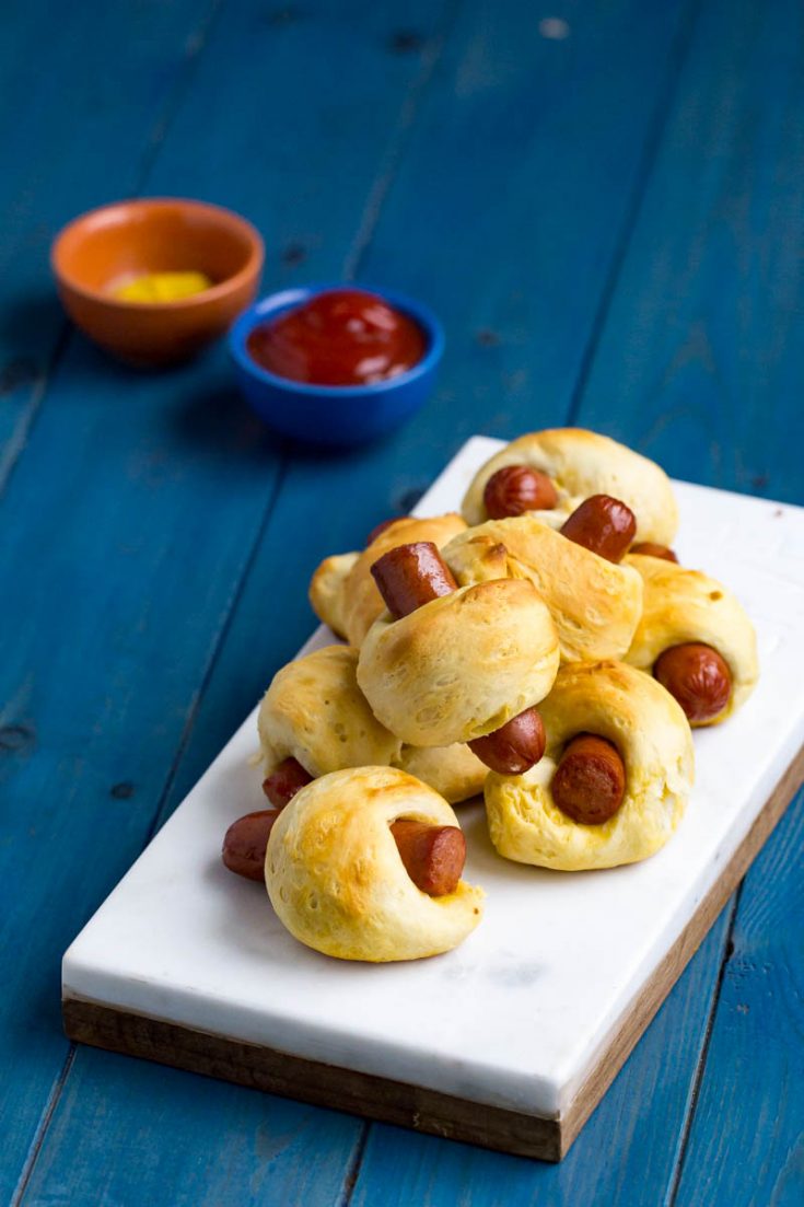 Easy Traeger Pigs in a Blanket Grilled Biscuit Hot Dogs